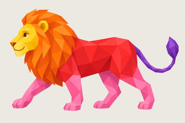 The lion picture from Dabbit
